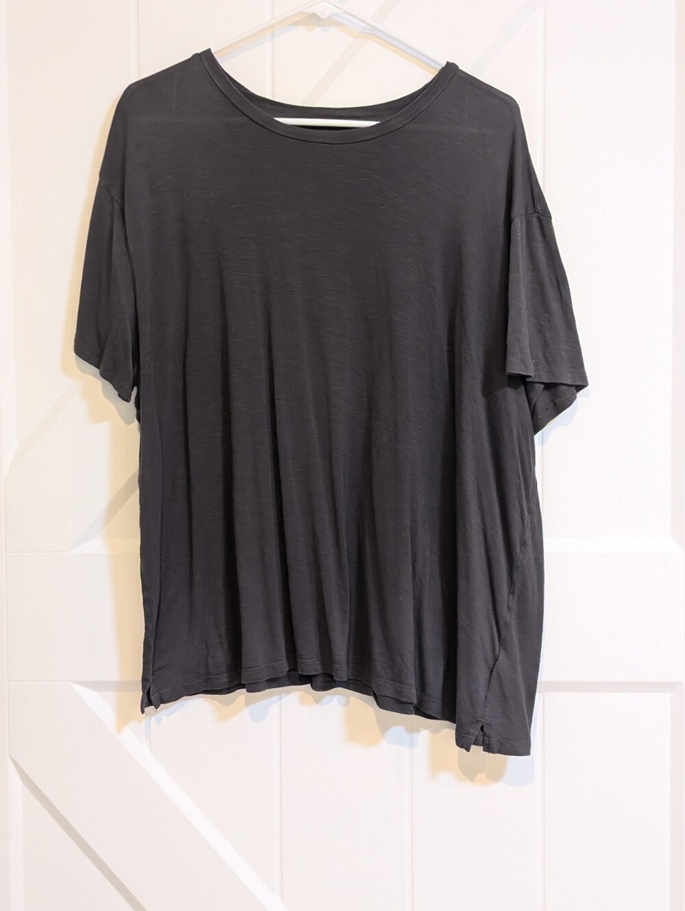 Women's Black Crewneck T-Shirt